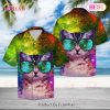 Cat Eyes Green Life Is Better With A Cat Hawaiian Shirt Cat Eyes Green Life Is Better With A Cat Hawaiian Shirt