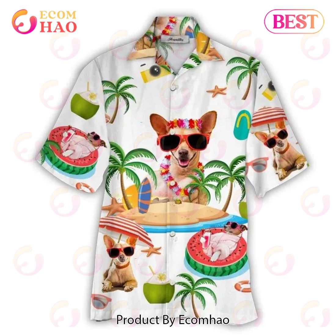 Chihuahua Lover Hawaiian Shirt
