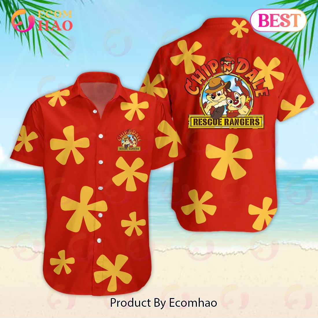Chip Dale Summer Beach Hawaiian Shirt