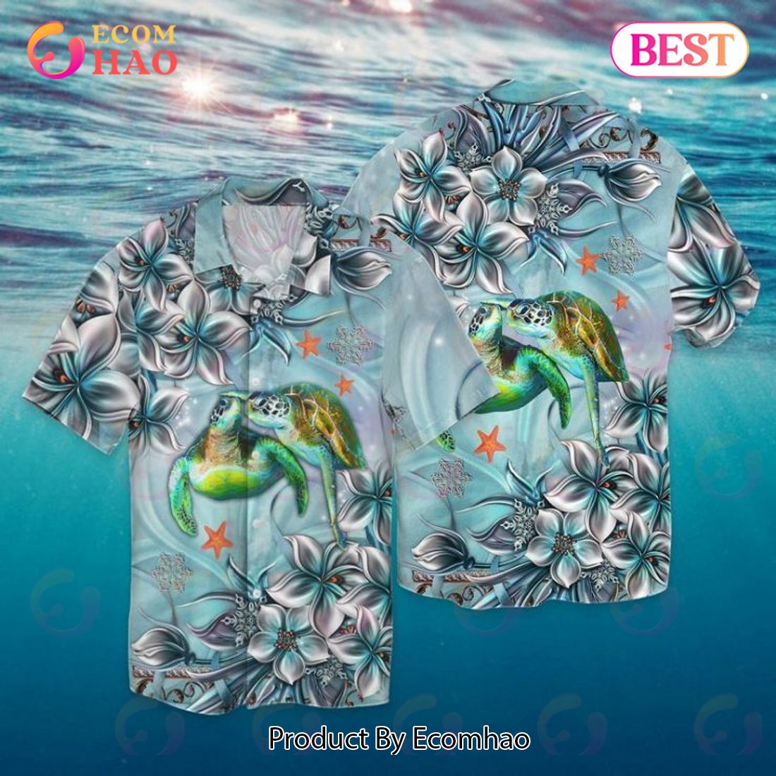 Couple Turtle Hawaiian Shirt