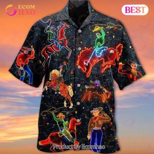 Cowboy 1 Print Hawaiian Shirt