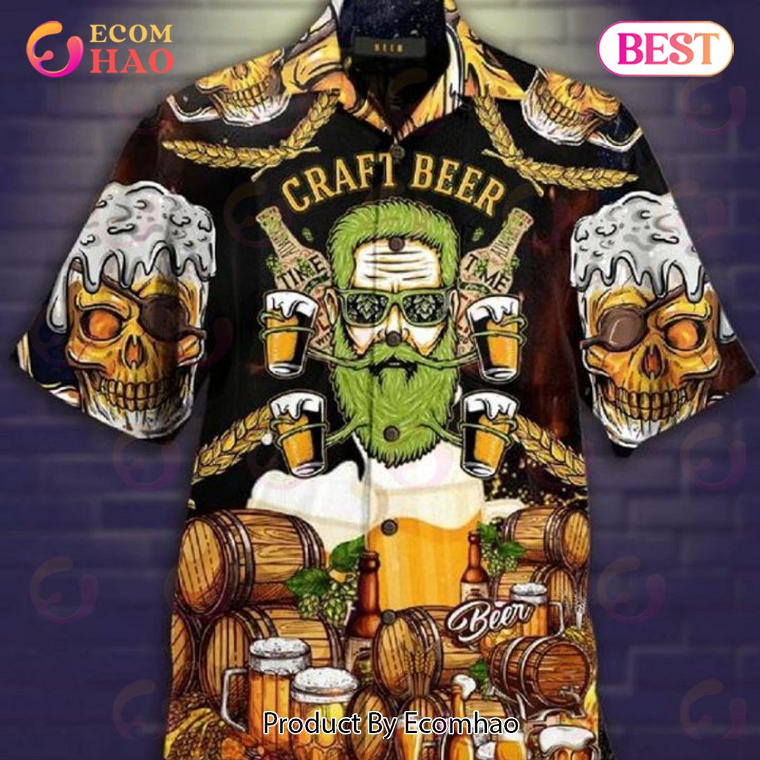 Craft Beer Hawaiian Shirt