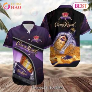 Crown Royal Wine Print Hawaiian Shirt