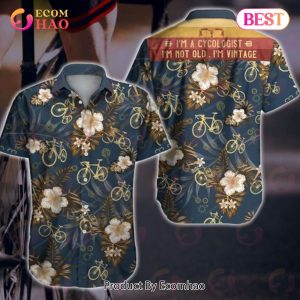 Cycling Vintage Tropical Hawaiian Shirt
