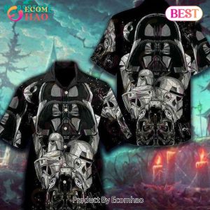 Darth Vader Short Sleeve Button Star War Super Soft Rayon Pineapples Hawaiian Shirt