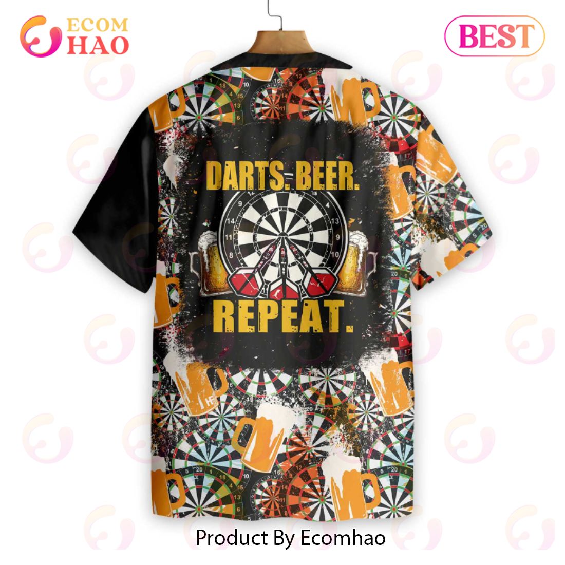 Darts Beer Repeat Hawaiian Shirt