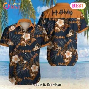 Def Leppard Rock Band Hawaiian Shirt