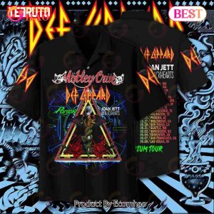 Def Leppard The Stadium Tour 2022 Hawaiian Shirt