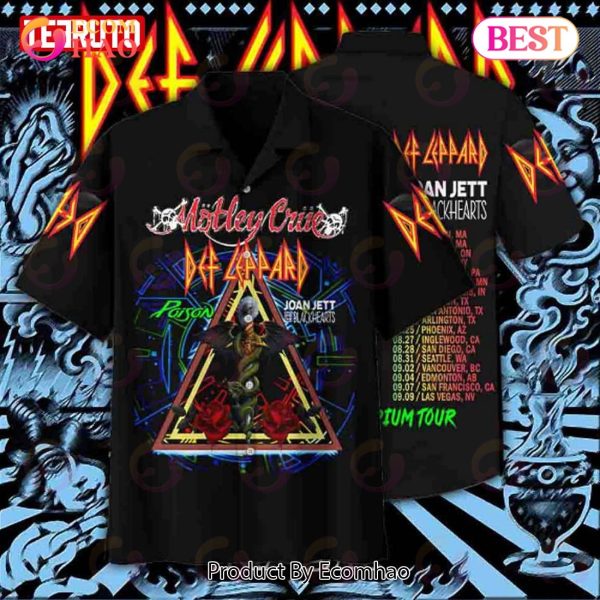 Def Leppard The Stadium Tour 2022 Hawaiian Shirt