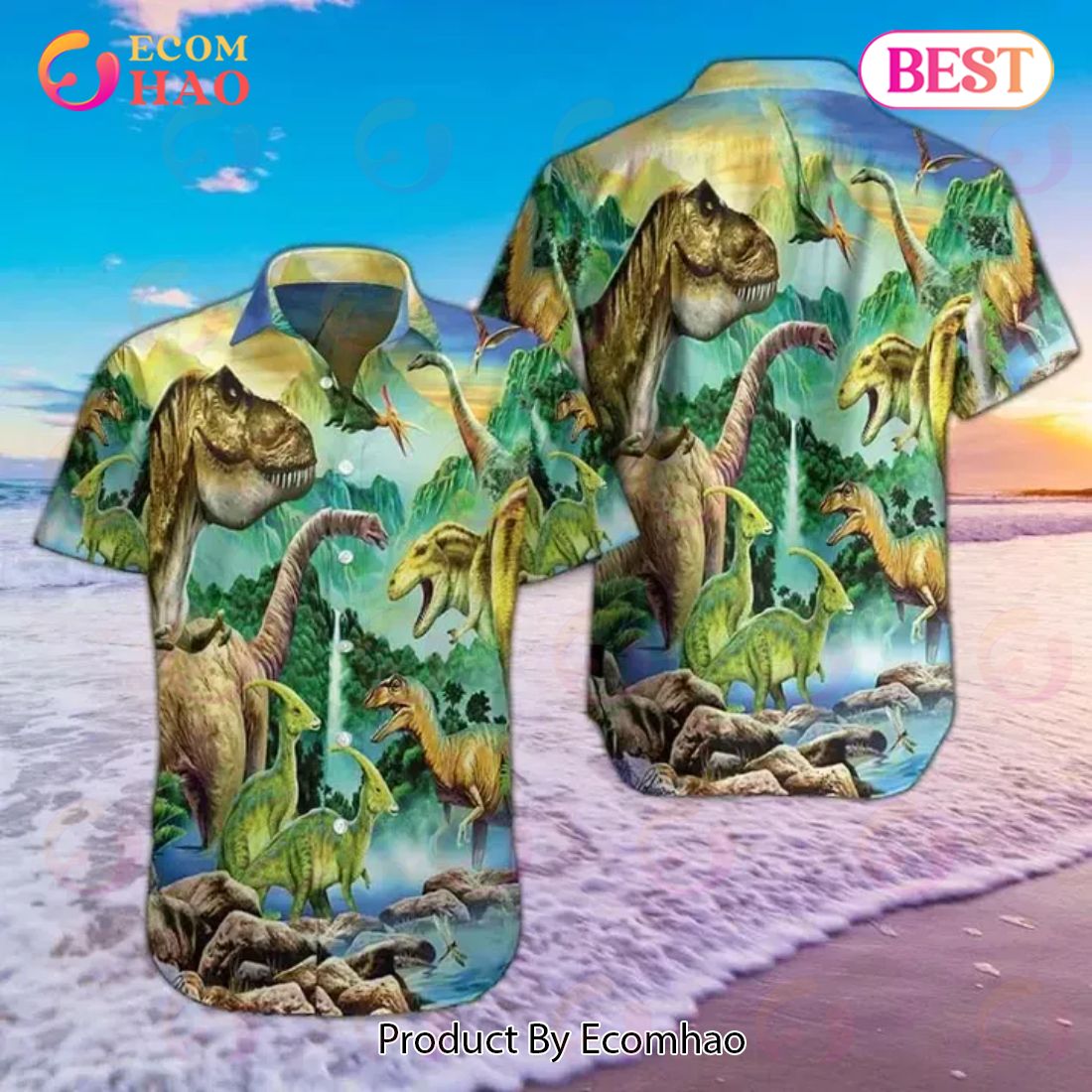 Dinosaur World Hawaiian Shirt