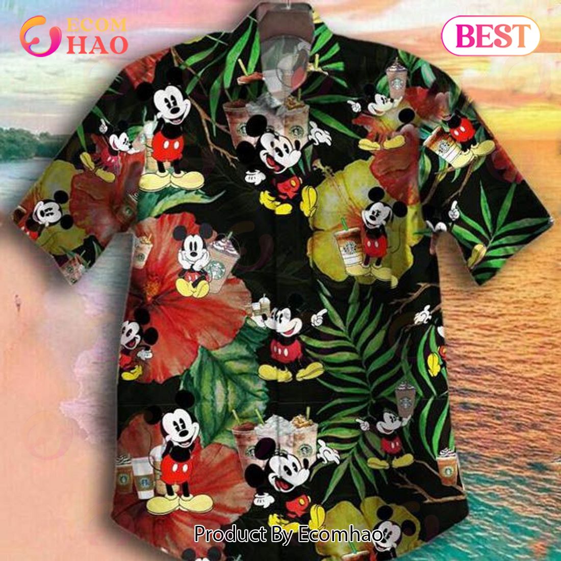 Disney Mickey Mouse Iii Hawaiian Shirt