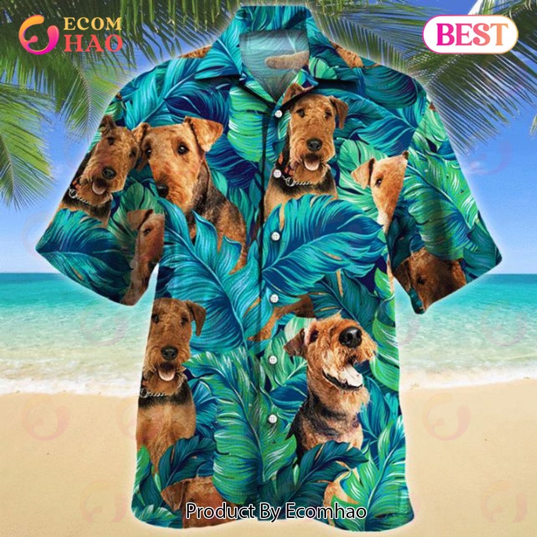 Dog Lover 2 Print Hawaiian Shirt