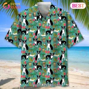 Dog Lover Print Hawaiian Shirt