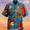 Dragon Legend Print Hawaiian Shirt