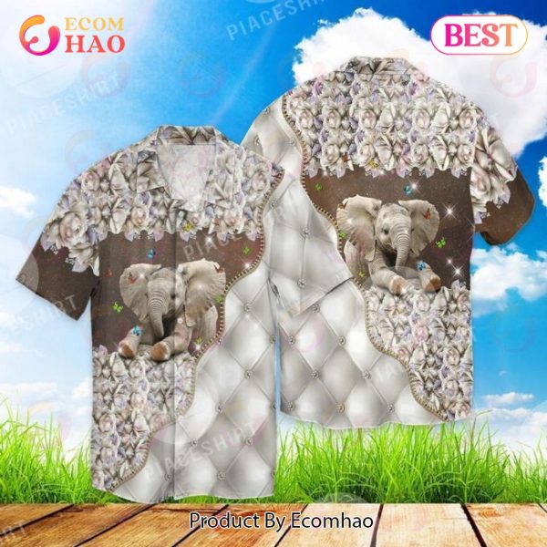 Elephant 2 Hawaiian Shirt