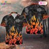 Flame Football Hawaiian Shirt