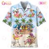 Flamingo In Sunset Print Hawaiian Shirt Flamingo In Sunset Print Hawaiian Shirt