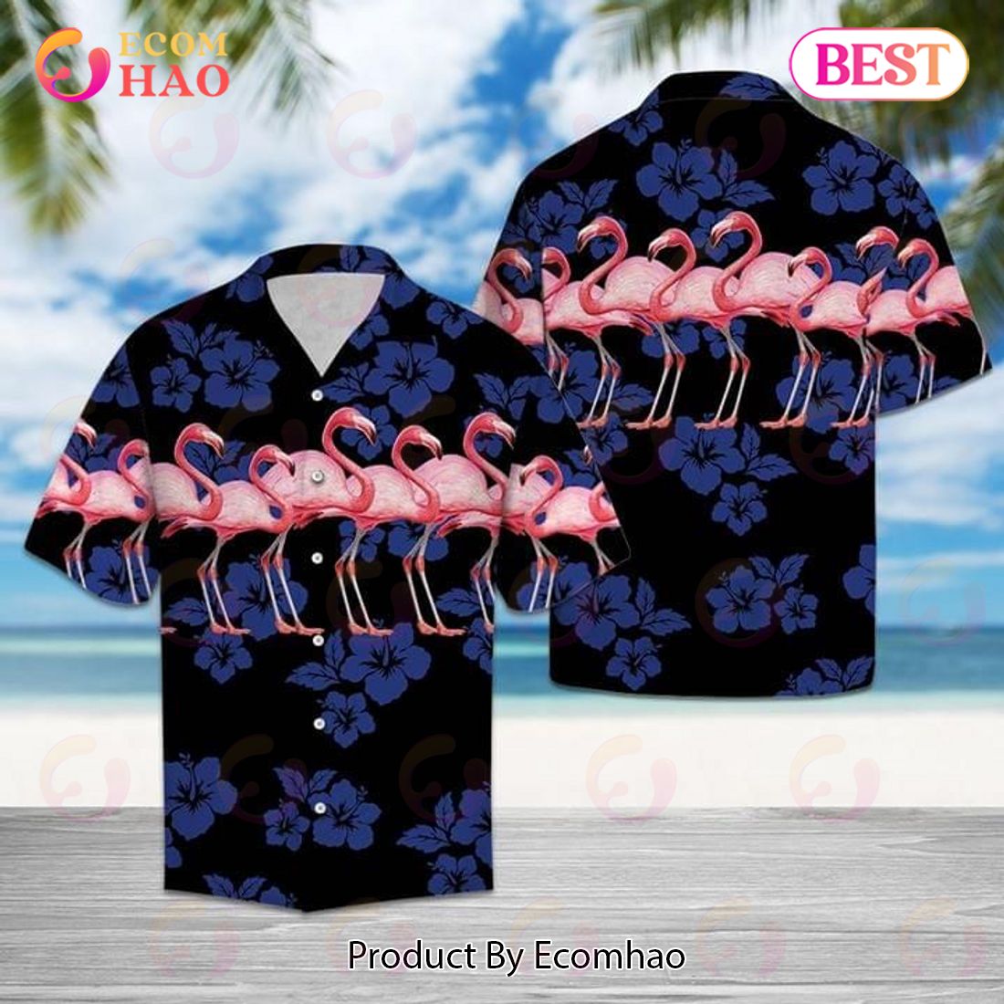 Flamingos Hawaiian Shirt