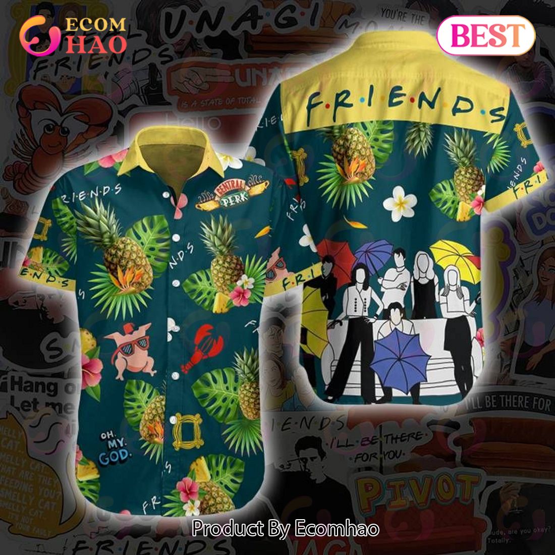Friends Tv Show Ii Hawaiian Shirt