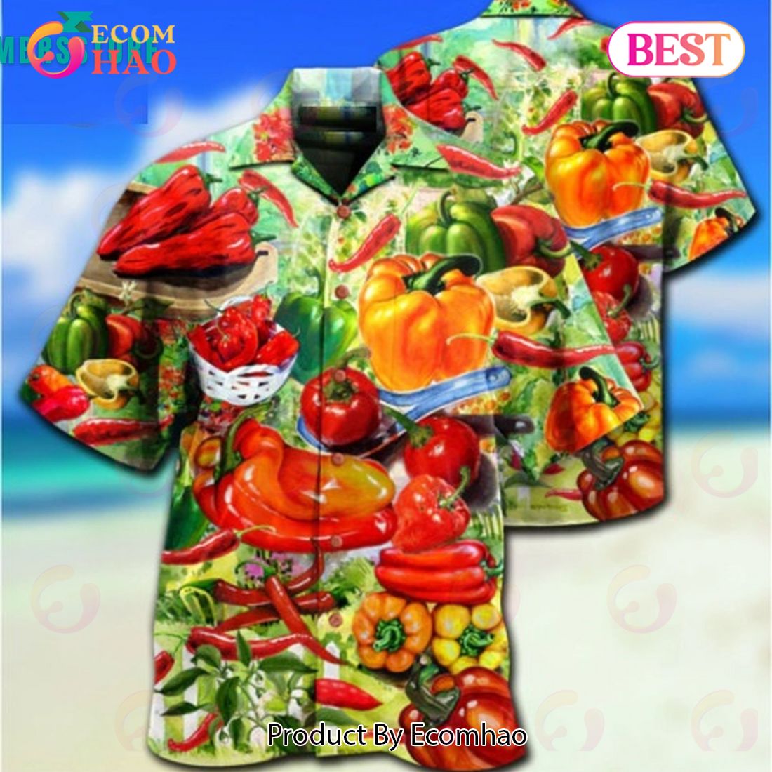 Fruit Bell Pepper D Chili Edition Summer Hawaiian Shirt