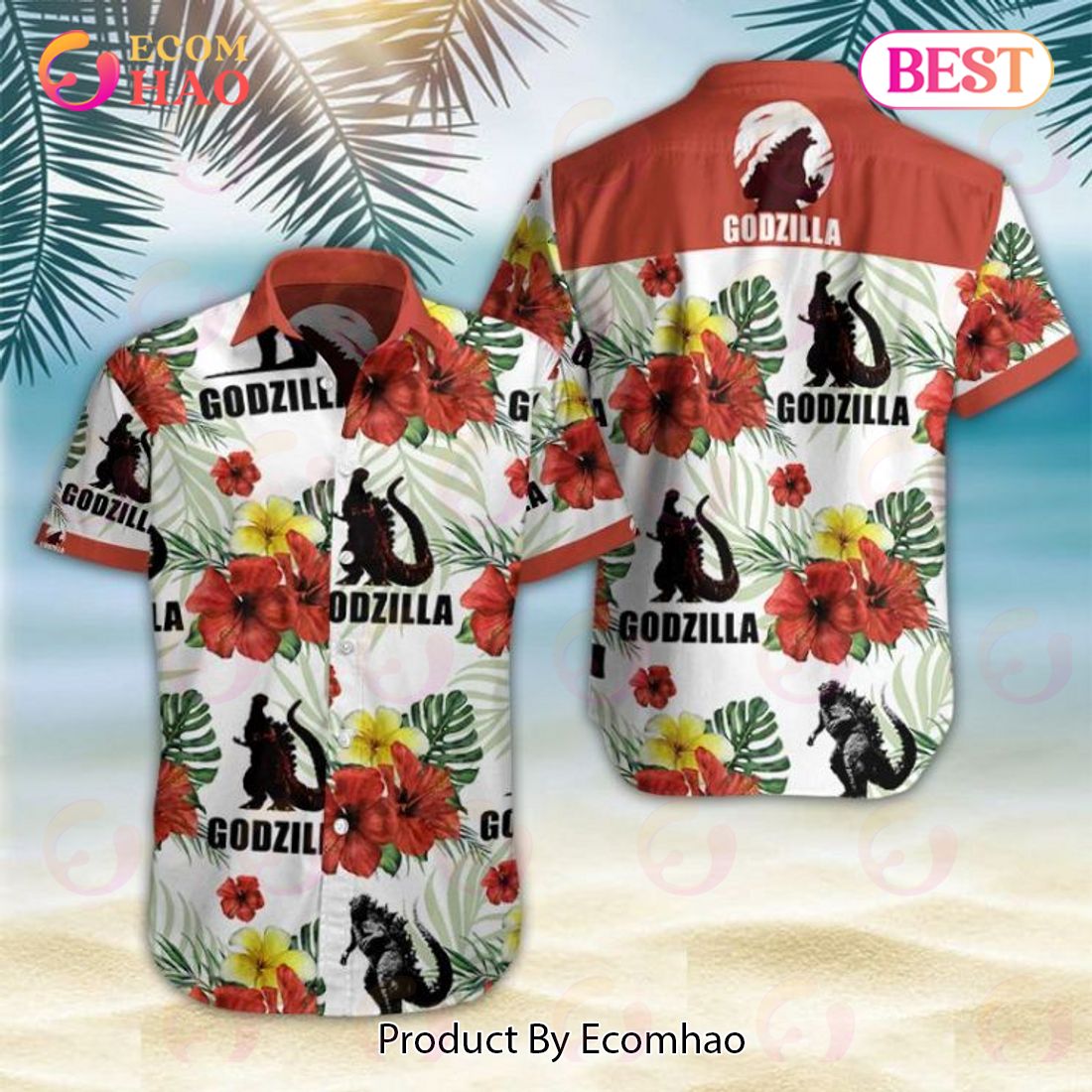 Godzilla Iii Hawaiian Shirt