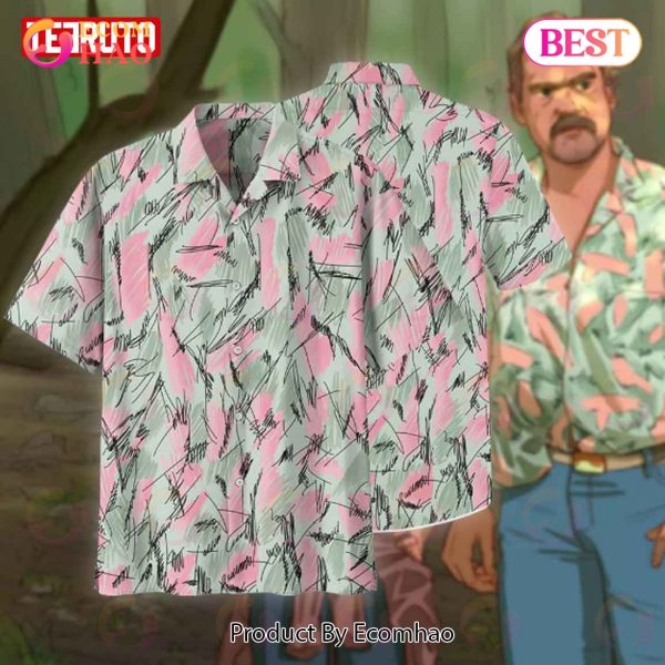 Halloween Cosplay Costumes Jim Hopper Hawaiian Stranger Things 3 Hawaii Shirt
