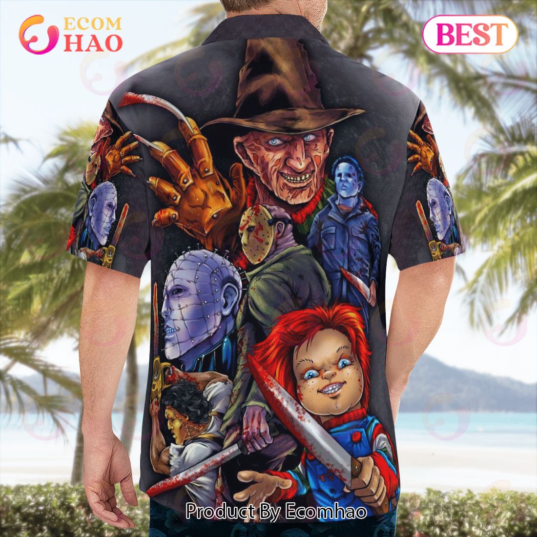 Halloween Horror Night Movies Hawaiian Shirt