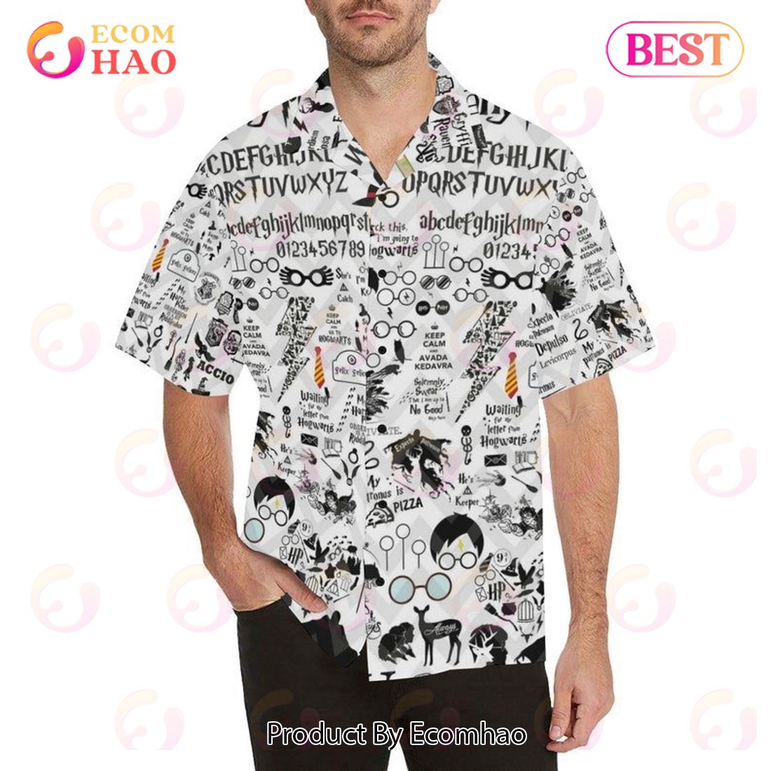 Harry Potter Seamless Hawaiian Shirt
