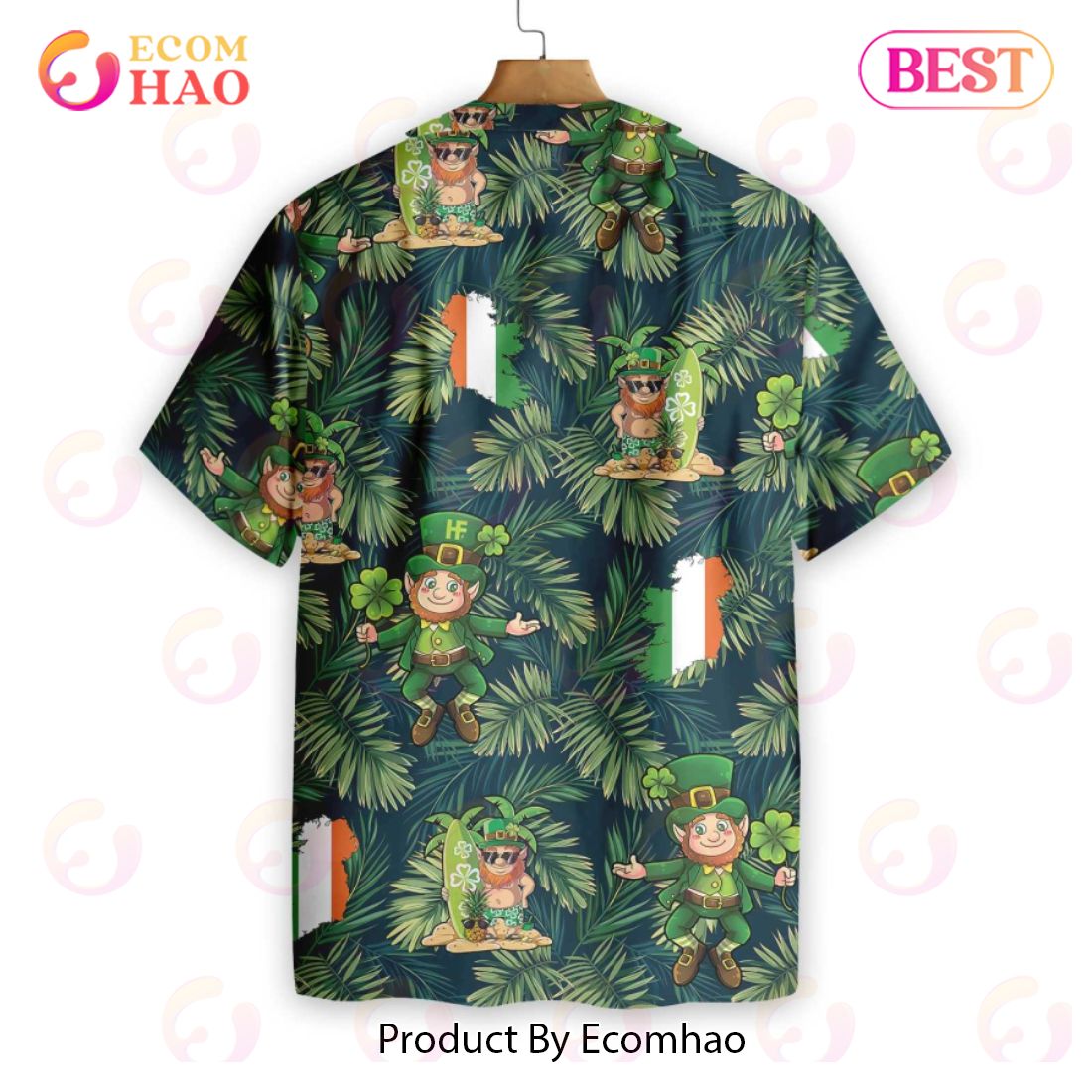 Irish People Proud Leprechaun Tropical Hawaiian Shirt
