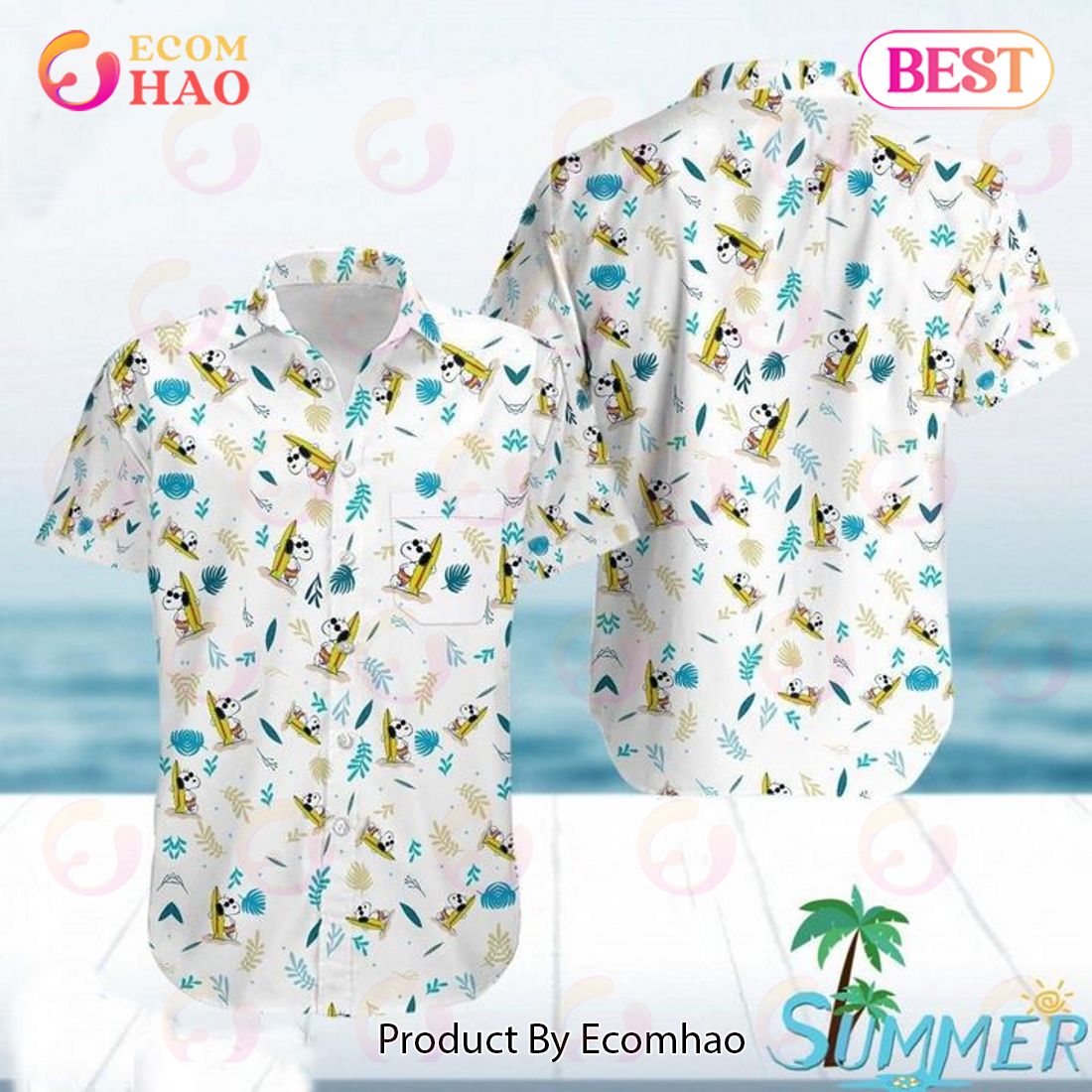 Island Snoopy Summer Aloha Hawaiian Shirt