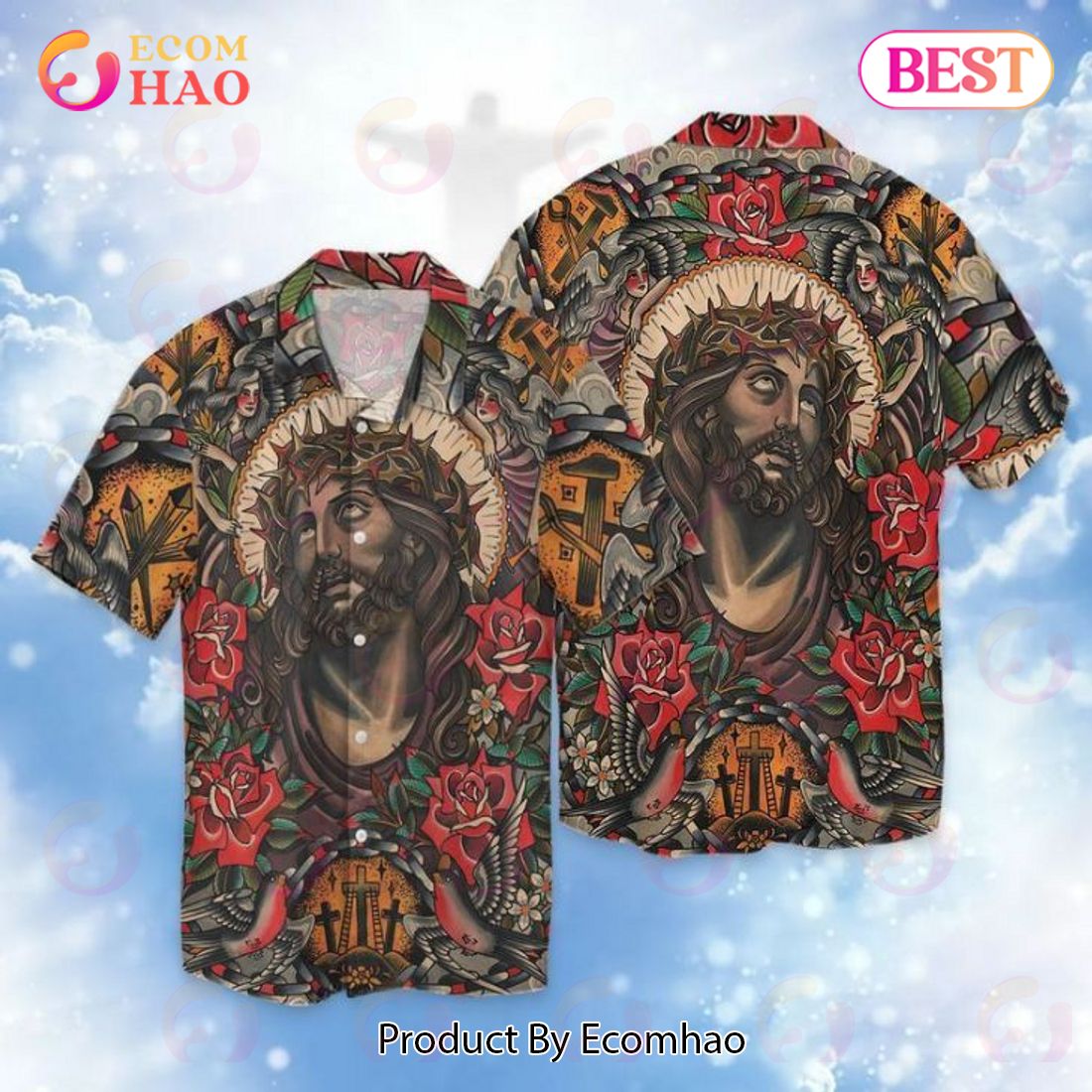Jesus Art Hawaiian Shirt