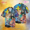 Jesus Rides A Dinosaur Hawaiian Shirt