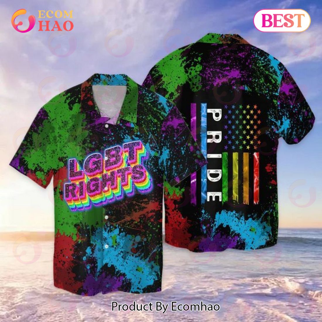 Lgbt Rights American Pride Hawaiian Shirt