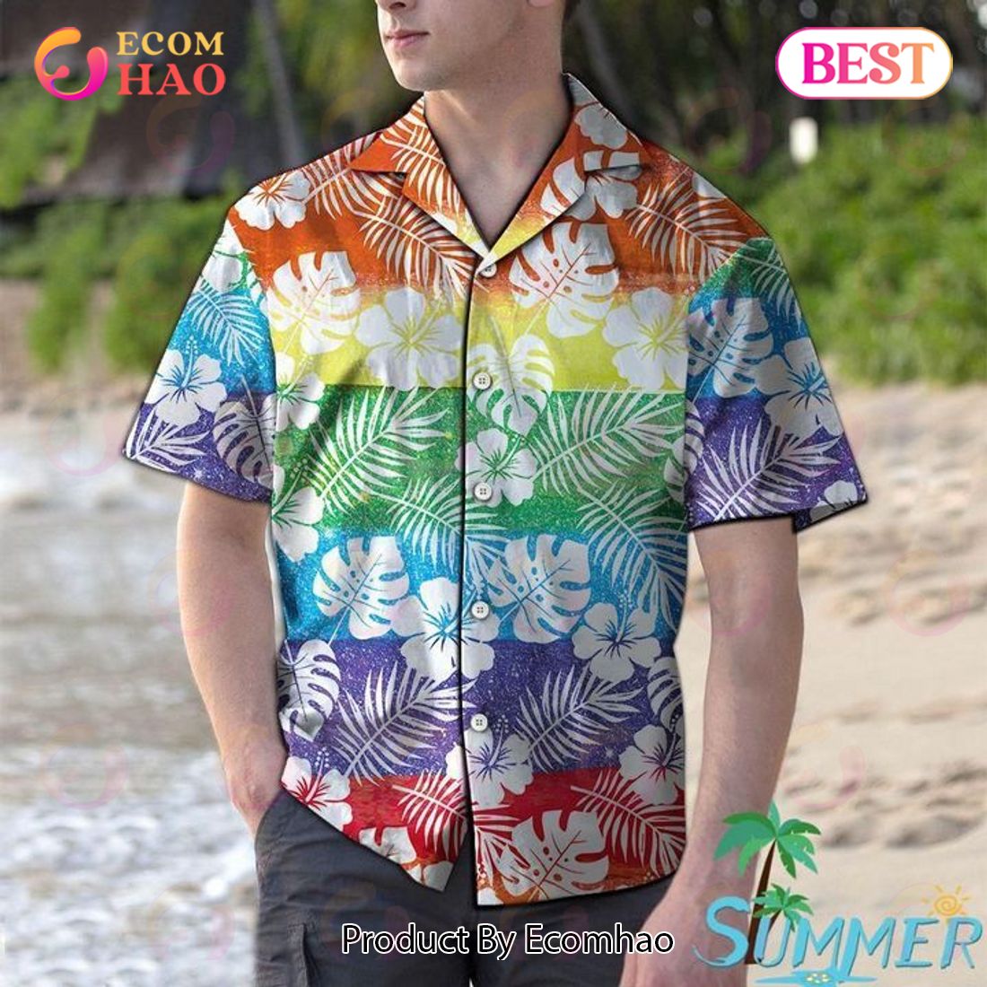 Lgbt Tropical Aloha Hawaiian Shirt