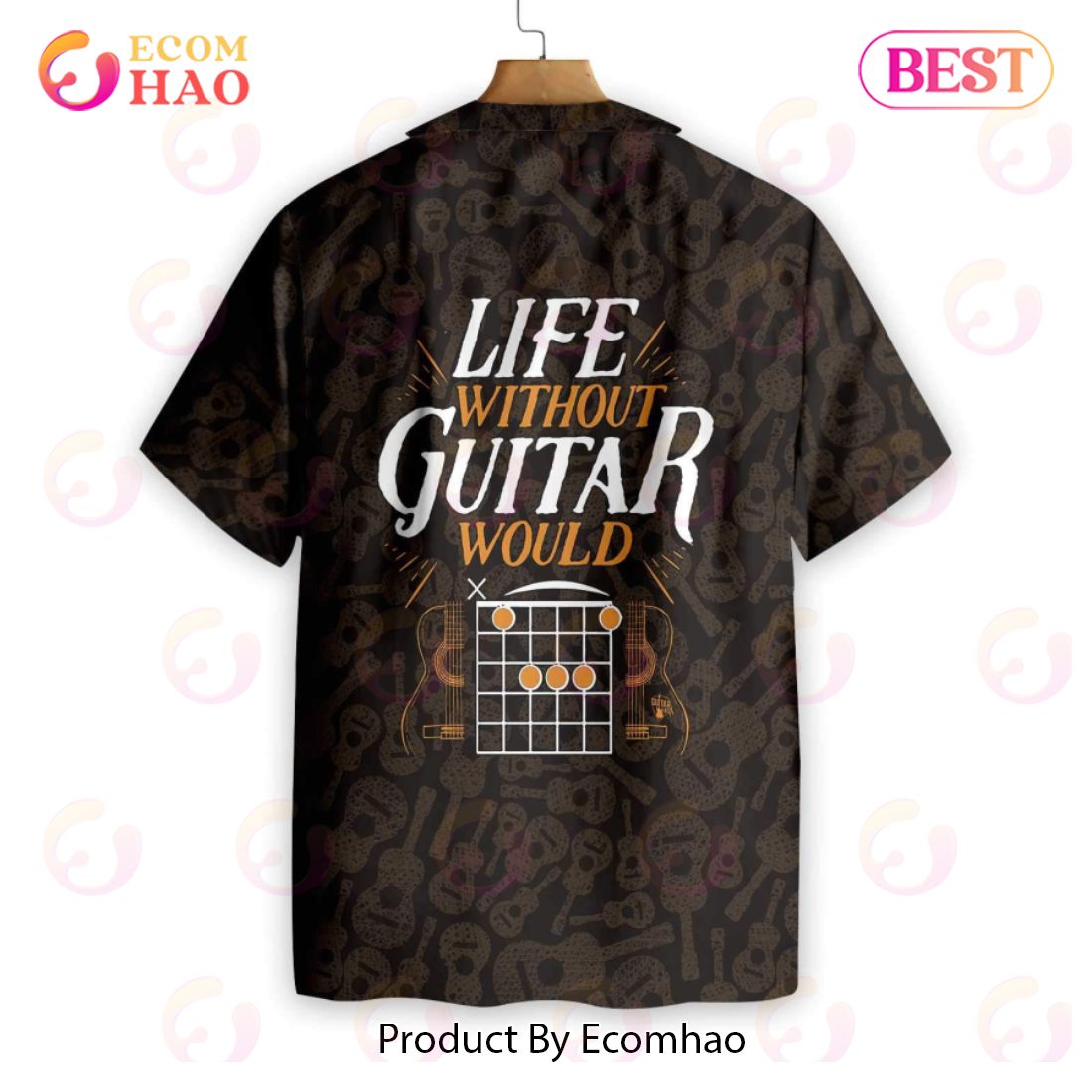 Life Without Guitar Would Be Flat Hawaiian Shirt