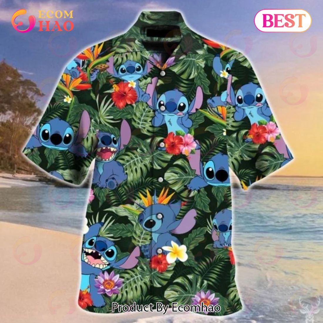 Lilo And Stitch Cute Hawaiian Shirt