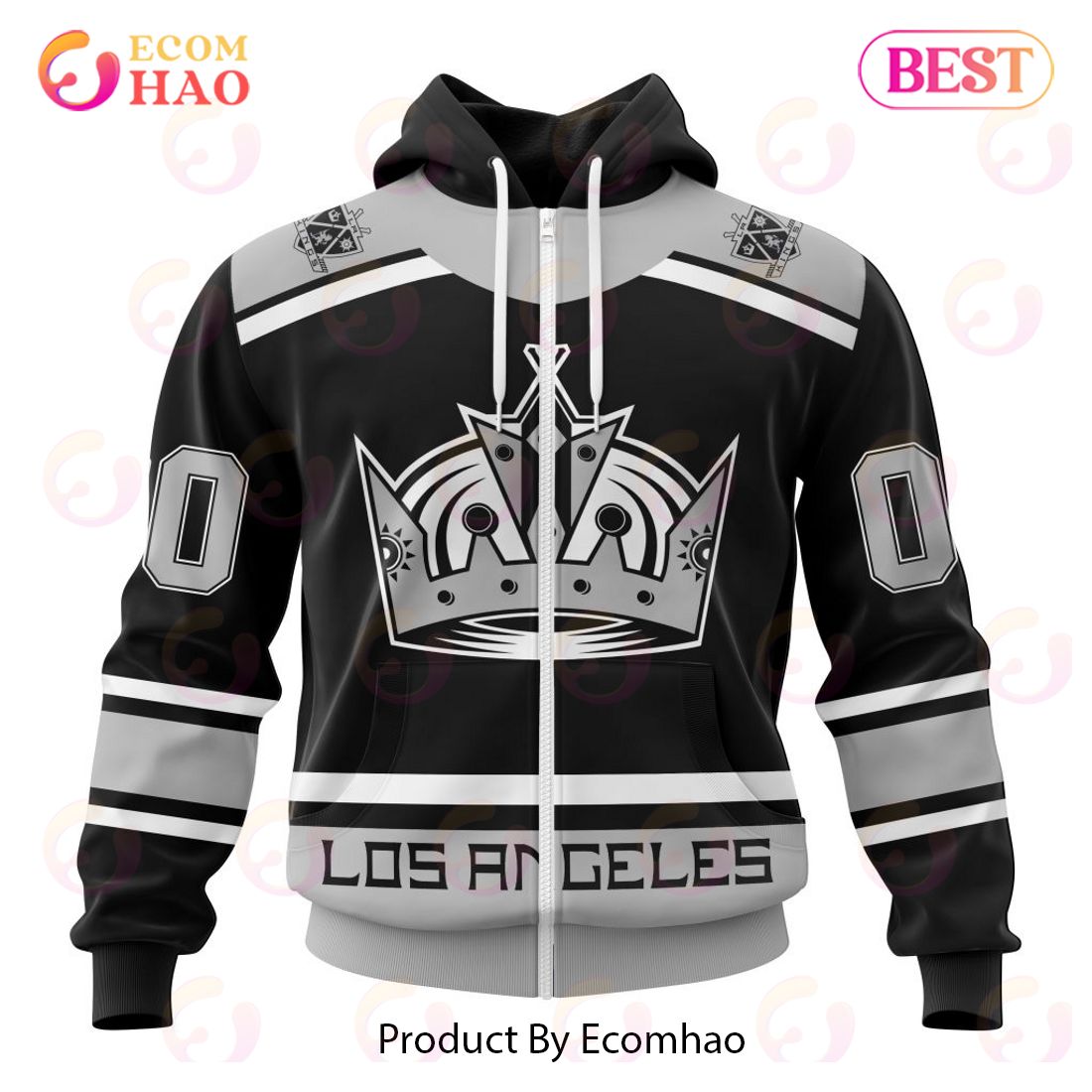 NHL Los Angeles Kings Special Reverse Retro Redesign 3D Hoodie