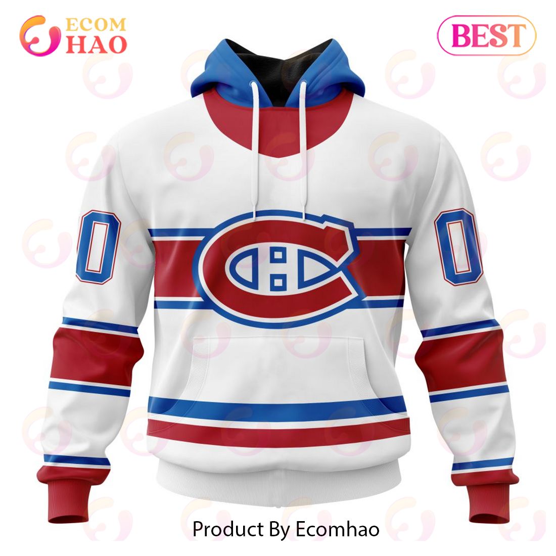 NHL Montreal Canadiens Special Reverse Retro Redesign 3D Hoodie