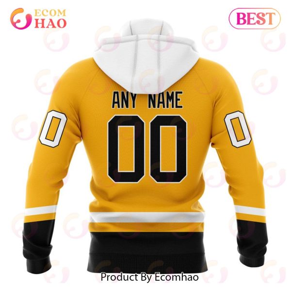 NHL Pittsburgh Penguins Special Reverse Retro Redesign 3D Hoodie