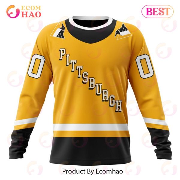 NHL Pittsburgh Penguins Special Reverse Retro Redesign 3D Hoodie