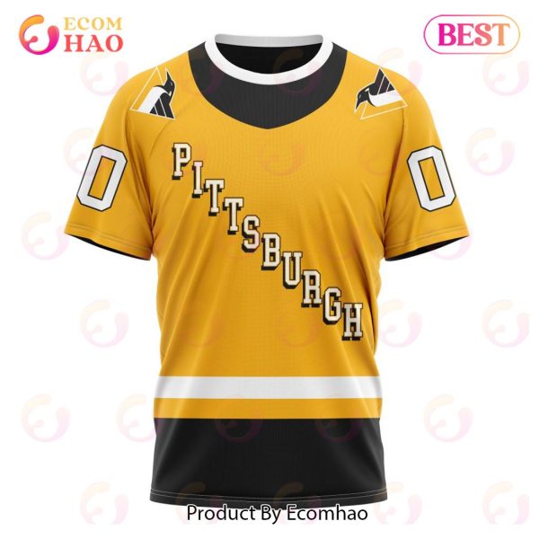 NHL Pittsburgh Penguins Special Reverse Retro Redesign 3D Hoodie