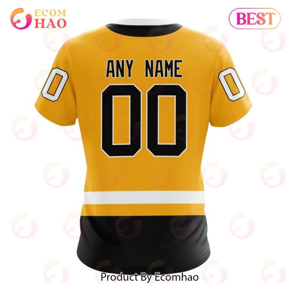 NHL Pittsburgh Penguins Special Reverse Retro Redesign 3D Hoodie