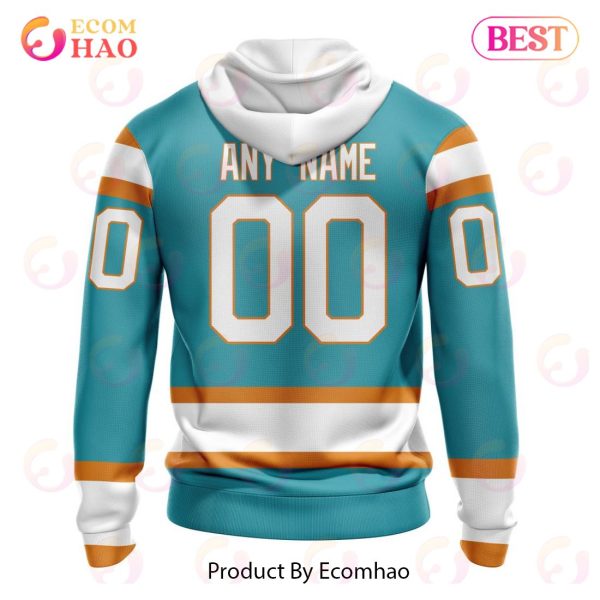 NHL San Jose Sharks Special Reverse Retro Redesign 3D Hoodie