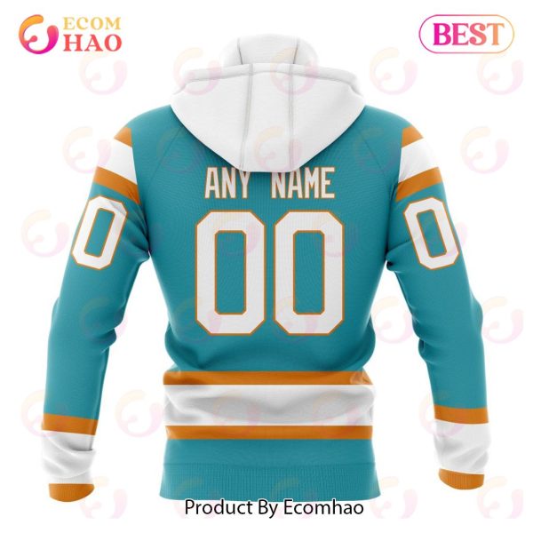 NHL San Jose Sharks Special Reverse Retro Redesign 3D Hoodie