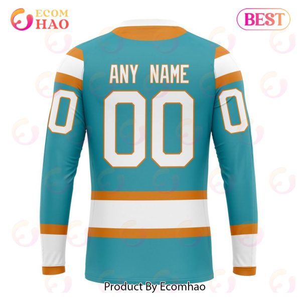 NHL San Jose Sharks Special Reverse Retro Redesign 3D Hoodie