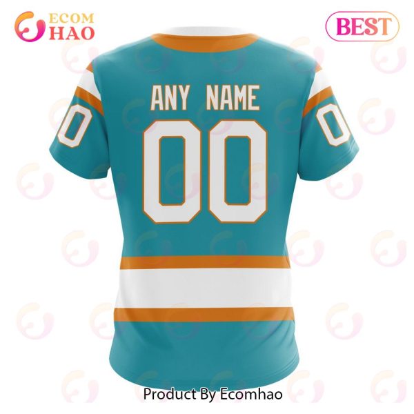 NHL San Jose Sharks Special Reverse Retro Redesign 3D Hoodie