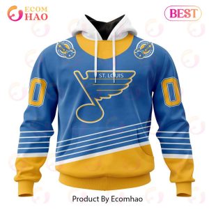 NHL St. Louis Blues Special Reverse Retro Redesign 3D Hoodie
