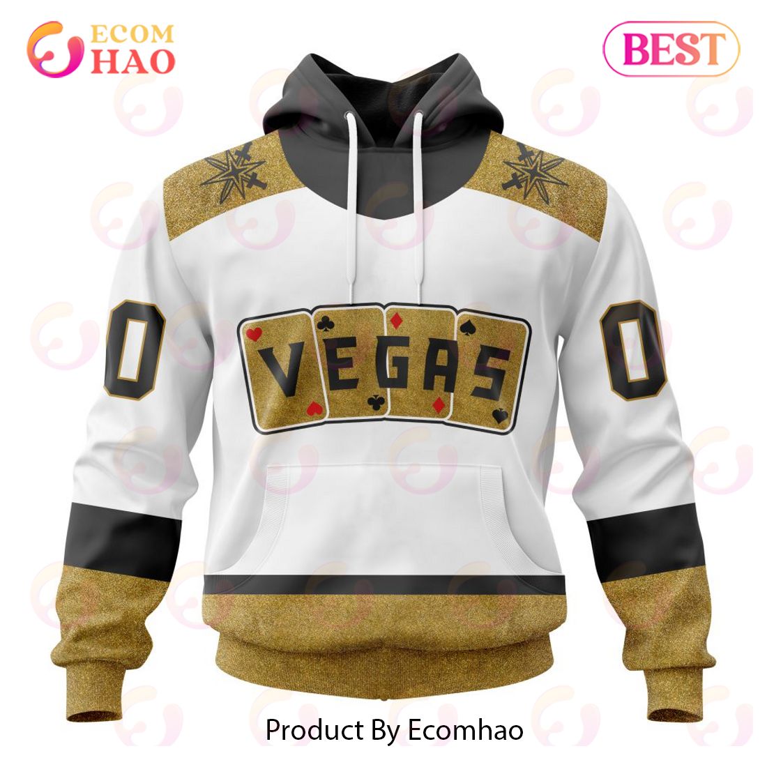 NHL Vegas Golden Knights Special Reverse Retro Redesign 3D Hoodie
