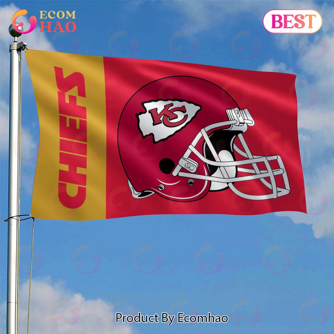 NFL Kansas City Chiefs Classic Style Flag