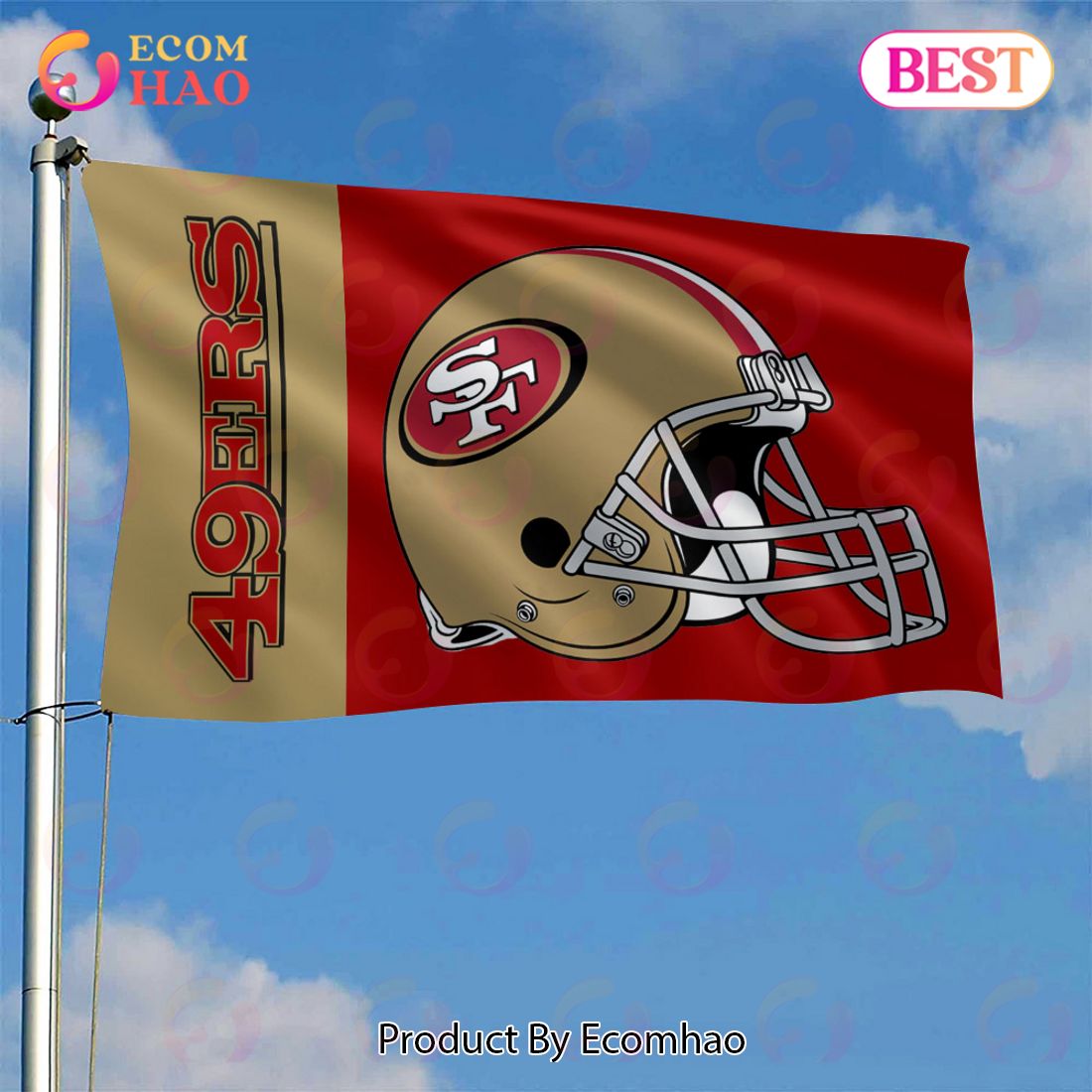 Big San Francisco 49ers Logo Flags 90x150 cm – Best Funny Store